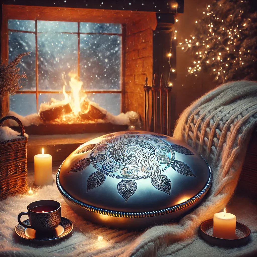 Die besten Handpan-Melodien für gemütliche Wintertage