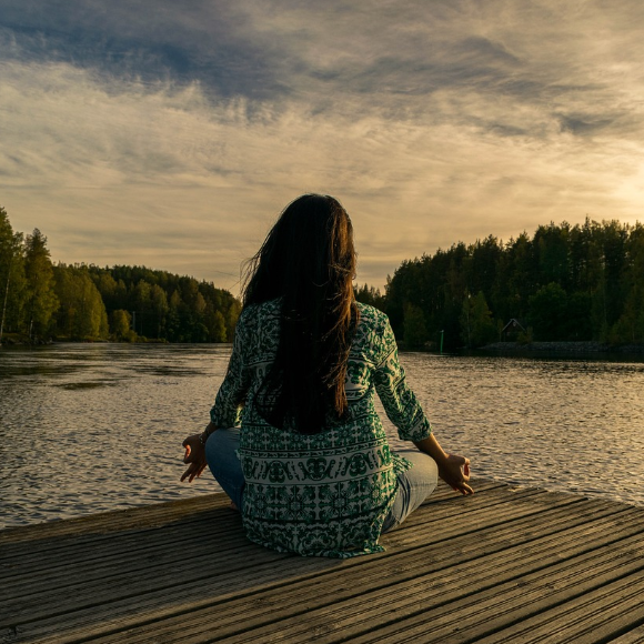 Yoga und Stahlzungentrommel