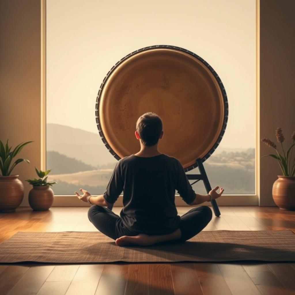 Trommelmusik für Entspannung