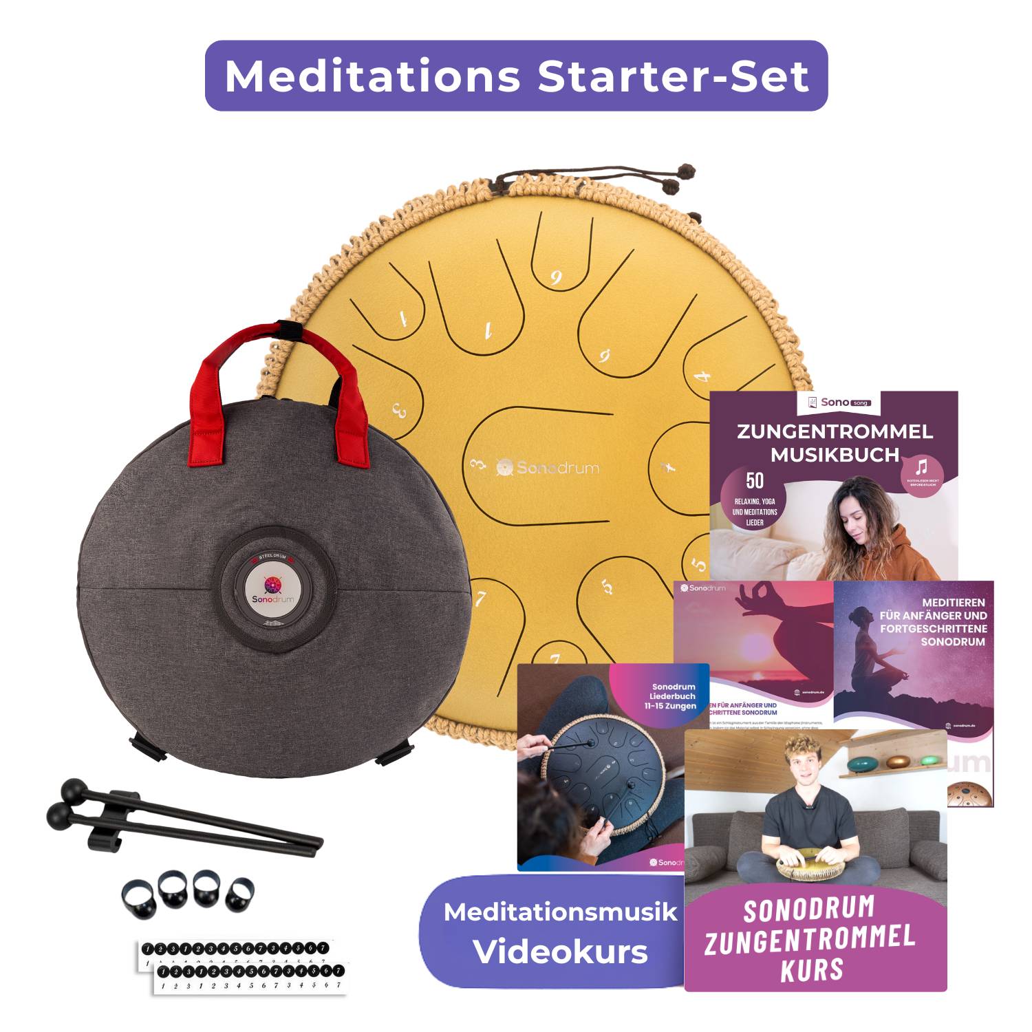 Zungentrommel Bundles und Zungentrommel Starter Sets von Sonodrum
