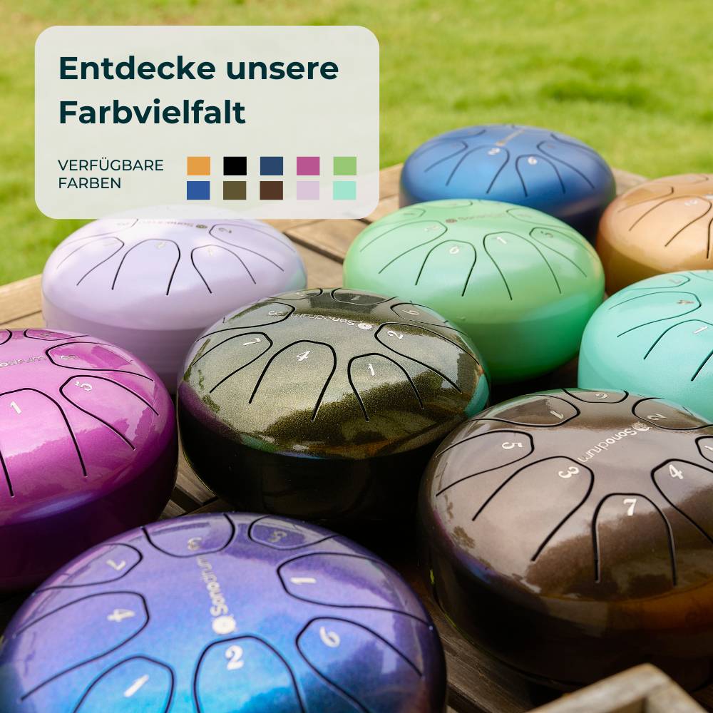 Komplettes Zubehör für Sonodrum Kinder Starter Set – Schlägel, Fingerschlägel und Schutzband