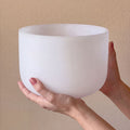Sonobowl Kristallklangschale Frosted 3er-Set „Aura"