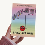 Sonodrum Notenschnutzies Pocket A6 - Lernkarten Einzelnoten A6 - Floh im Ohr TV