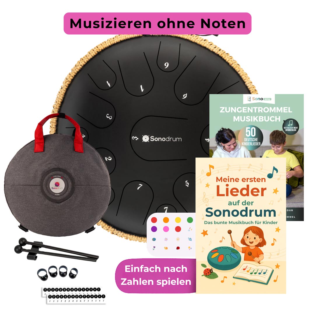 sonodrum premium kinder starter set schwarz