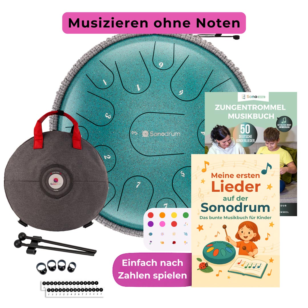 sonodrum premium kinder starter set grün