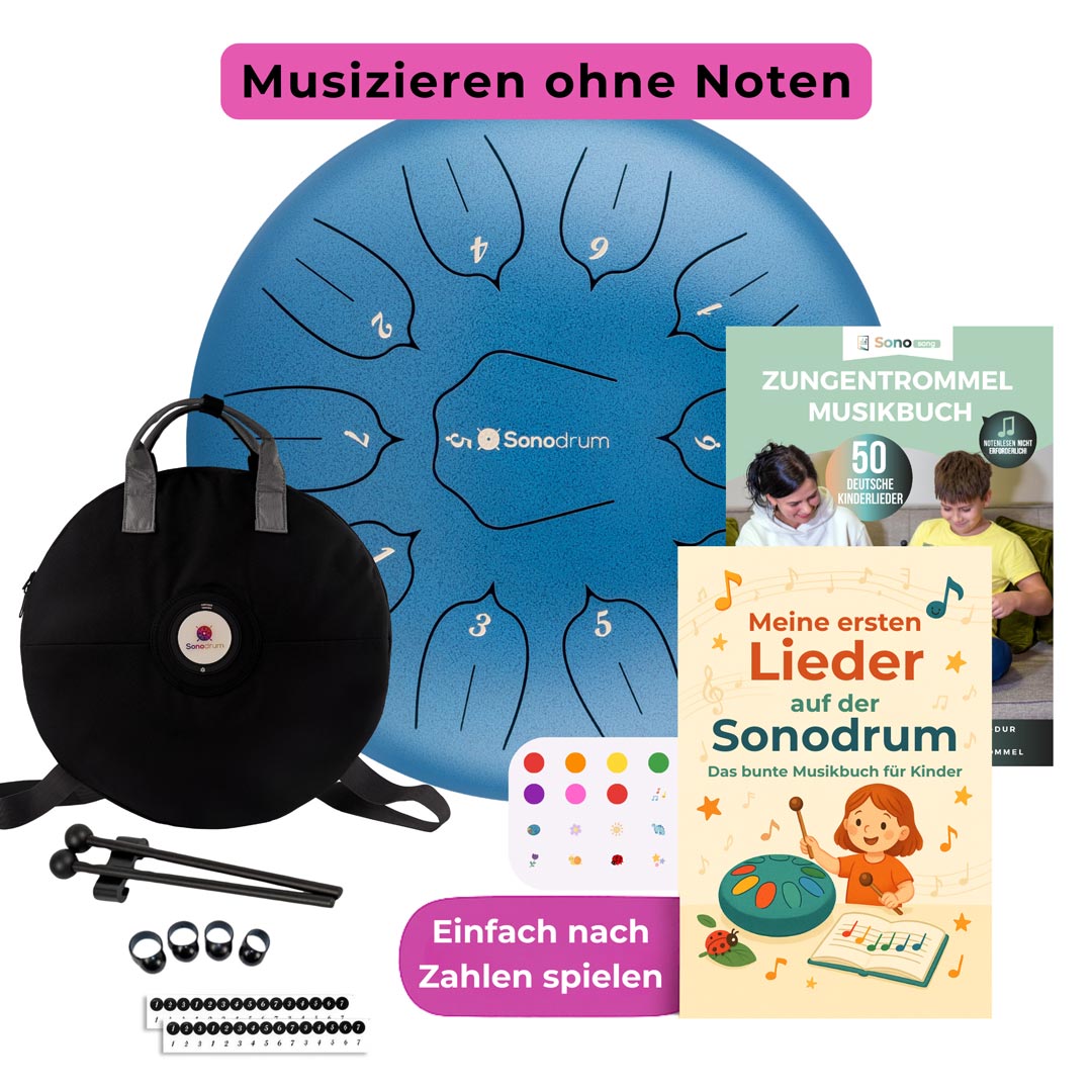 sonodrum standard 30cm kinder starter set blau c-dur