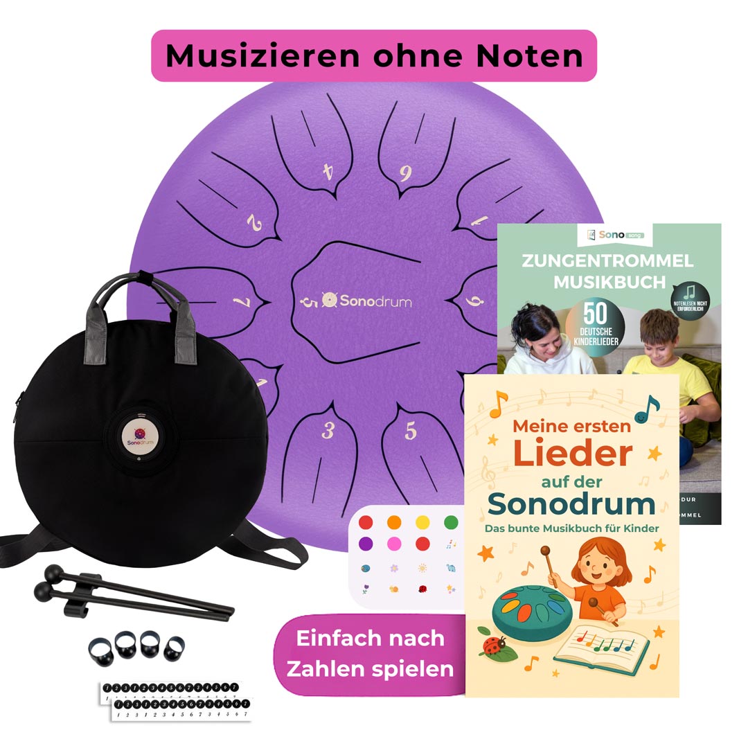 sonodrum standard 30cm kinder starter set flieder