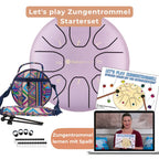 Sonodrum „Standard“ – Let’s Play Zungentrommel Kinder Starterset – Zungentrommel + Lernheft, Sticker & Videokurs | Floh im Ohr TV