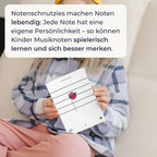 Sonodrum Notenschnutzies Pocket A6 - Lernkarten Einzelnoten A6 - Floh im Ohr TV2