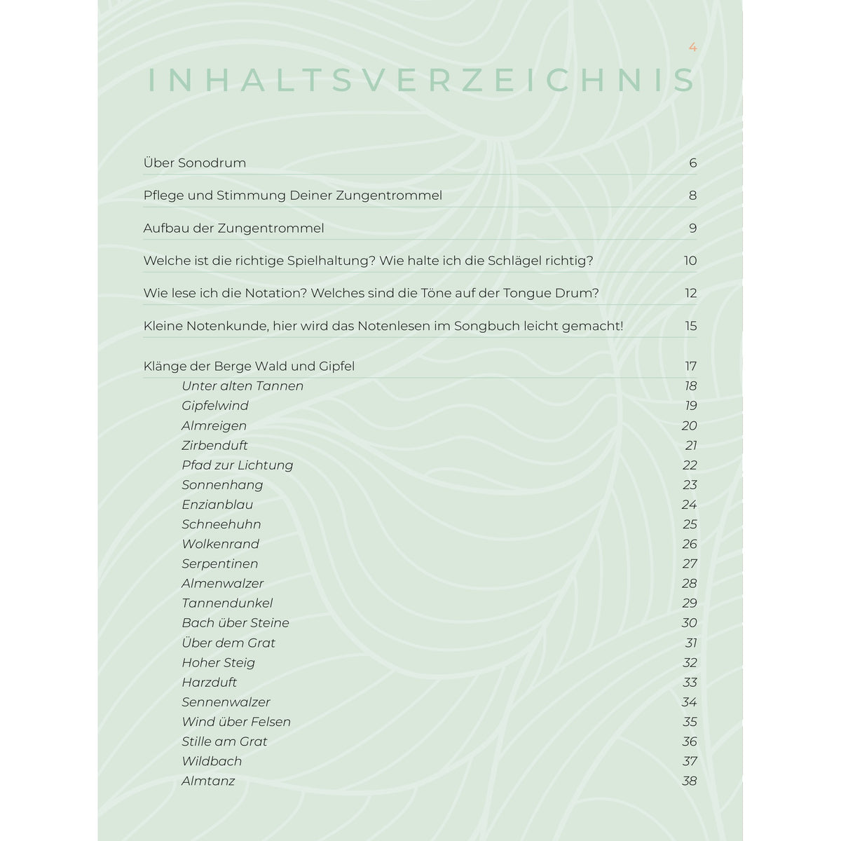 Zungentrommel Musikbuch - 50 Klänge der Berge - Für Zungentrommeln in C-Dur - PDF zum Download
