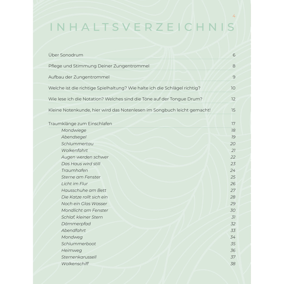 Zungentrommel Musikbuch - 50 Traumklänge zum Einschlafen - Für Zungentrommeln in C-Dur - PDF zum Download