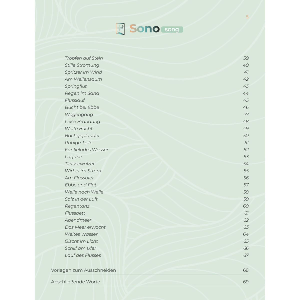 Zungentrommel Musikbuch - 50 Klänge des Wassers - Für Zungentrommeln in C-Dur - PDF zum Download