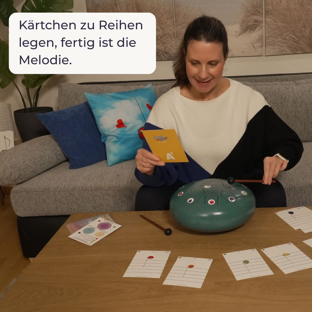 Sonodrum Notenschnutzies Pocket A6 - Lernkarten Einzelnoten A6 - Floh im Ohr TV 7