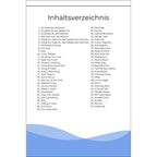 Kalimba Musikbuch - 50 Relaxing Songs - Für alle Kalimbas in C-Dur mit 17 / 21 Tasten - PDF zum Download - Inhaltsverzeichnis