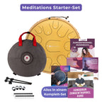 Das Sonodrum Zungentrommel Meditations Starter-Set. In diesem Bundle erhalten Sie alles in einem Komplett-Set.