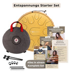 Sonodrum Entspannungs Starter Set – Zungentrommel mit Tasche, Kursmaterialien und Zubehör