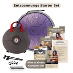 Sonodrum Entspannungs Starter Set – Zungentrommel mit Tasche, Kursmaterialien und Zubehör