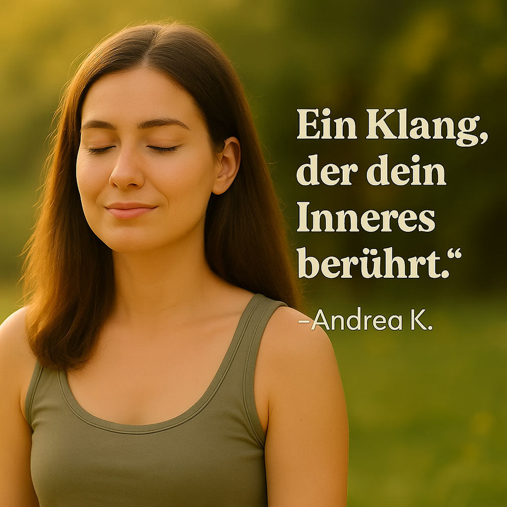 Sonodrum Kristallklangschale aus Quarzkristall – 432 Hz | Mattierte Klangschale für Meditation & Entspannung