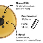 SonodrumZungentrommel--Premium--Handgefertigt-35_5cm-15Zungen-C-Dur-Infos, All