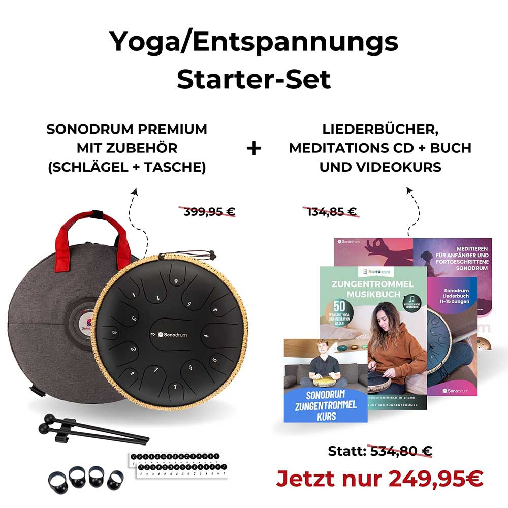 SonodrumZungentrommel-Yoga_Entspannungs-Starter-Set-Schwarz