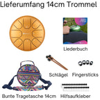 Sonodrum tongue drum - "Standard" - Handmade - (14cm / 20cm) - 8 tongues - C major