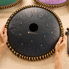 SonodrumZungentrommelExclusiveC-Dur38cmDunkelblauTongueDrumHaltend