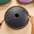 SonodrumZungentrommelExclusiveC-Dur38cmDunkelblauTongueDrumSpielend