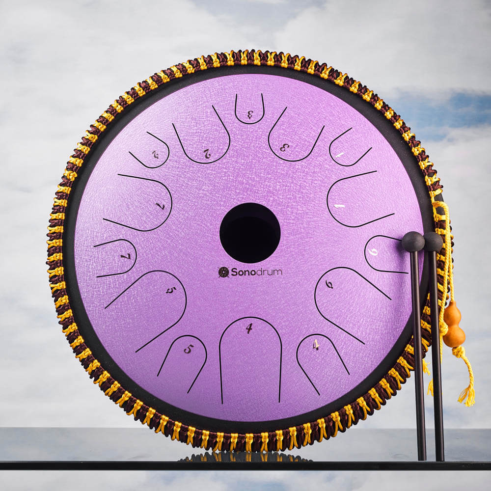 SonodrumZungentrommelExclusiveC-Dur38cmFliederTongueDrumNaturbild