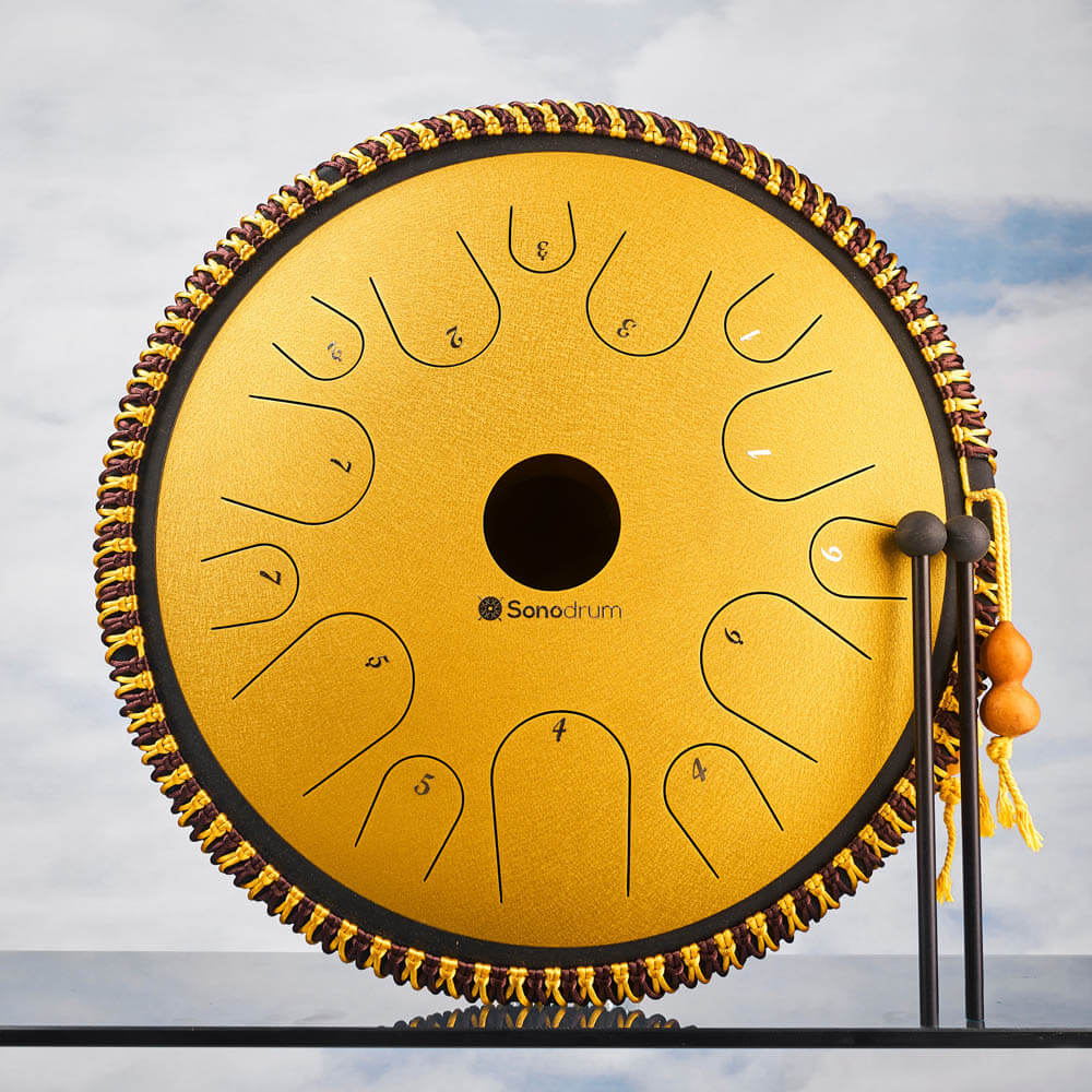SonodrumZungentrommelExclusiveC-Dur38cmGoldTongueDrumNaturbild