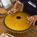 SonodrumZungentrommelExclusiveC-Dur38cmGoldTongueDrumSpielend