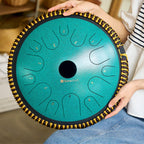 SonodrumZungentrommelExclusiveC-Dur38cmGrunTongueDrumHaltend