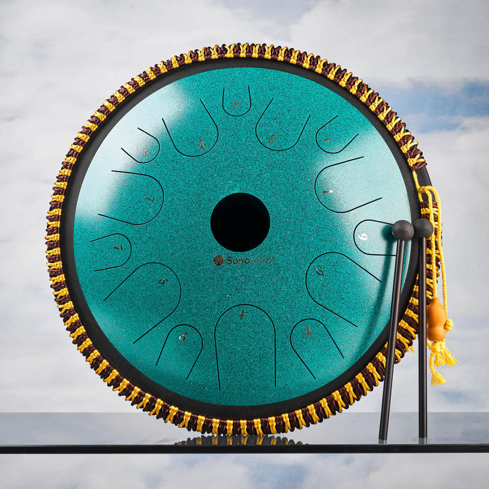 SonodrumZungentrommelExclusiveC-Dur38cmGrunTongueDrumNaturbild