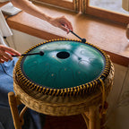 SonodrumZungentrommelExclusiveC-Dur38cmGrunTongueDrumSpielend