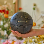 SonodrumZungentrommelStandardSchwarz14cmC-DurTongueDrumTragend