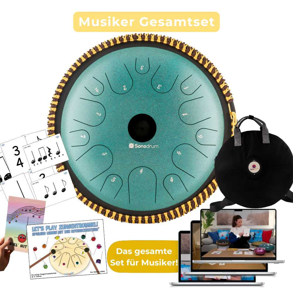 Sonodrum - Exclusive 14 Zungen Musiker Set - Floh im Ohr TV1V2