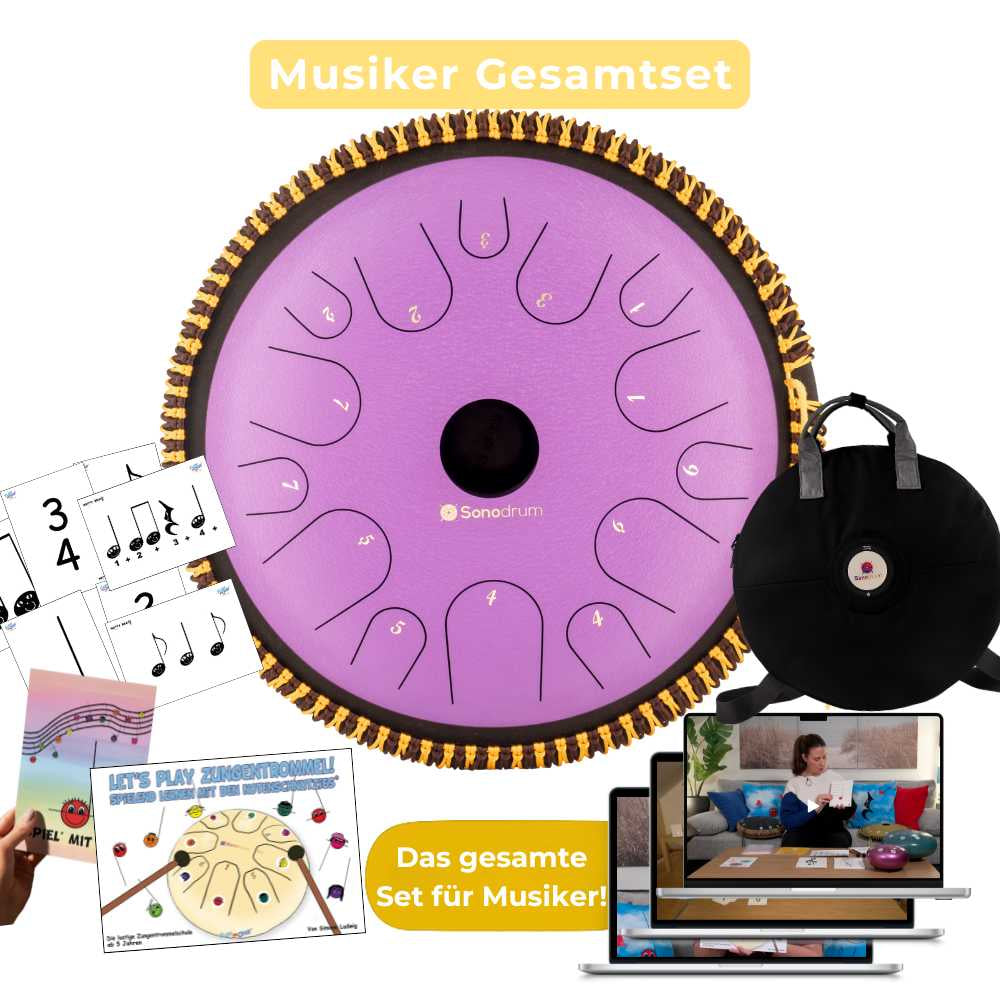 Sonodrum - Exclusive 14 Zungen Musiker Set - Floh im Ohr TV25V2