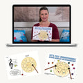 Sonodrum Let’s Play Zungentrommel Komplett-Set – Lernheft + Stickerbogen + Videokurs - Floh im Ohr TV 1