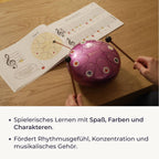 Sonodrum Let’s Play Zungentrommel – Spielend lernen mit den Notenschnutzies Heft inkl. Notensticker - Floh im Ohr TV 5
