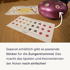 Sonodrum Let’s Play Zungentrommel – Spielend lernen mit den Notenschnutzies Heft ohne Notensticker - Floh im Ohr TV 4