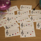 Sonodrum Notenschnutzies Melodycards A6 - Tonfolgen - Floh im Ohr TV 7