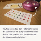 Sonodrum Notenschnutzies Pocket A6 - Lernkarten Einzelnoten A6 - Floh im Ohr TV 8