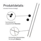 Sonodrum_Premium_Schlagel_30cm_Edelstahl_Gummiaufsatz_Details