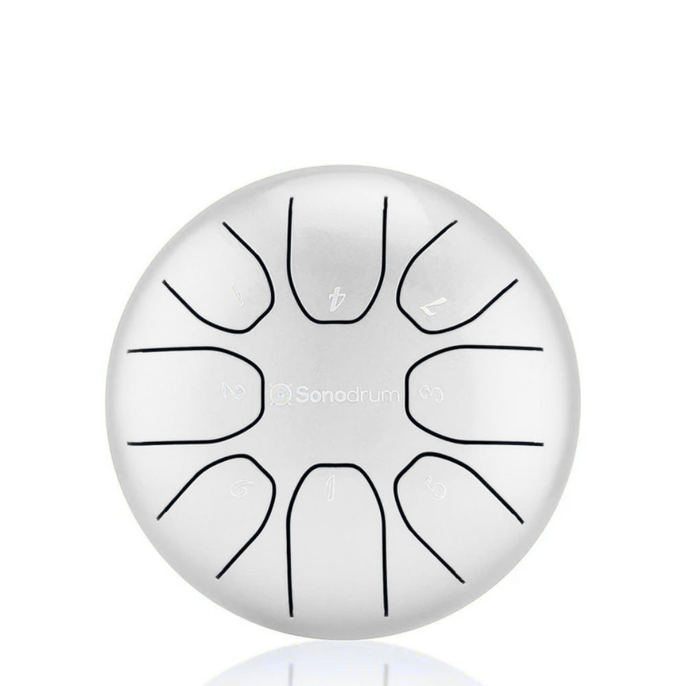 Sonodrum Zungentrommel - "Standard" - Handgefertigt - (14cm / 20cm) - 8 Zungen - C-Dur