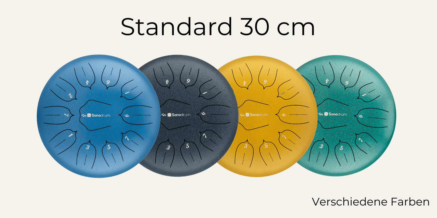 Sonodrum_Zungentrommel_Standared_30cm_D-Dur_C-Dur_Gold_Schwarz_Blau_Grun