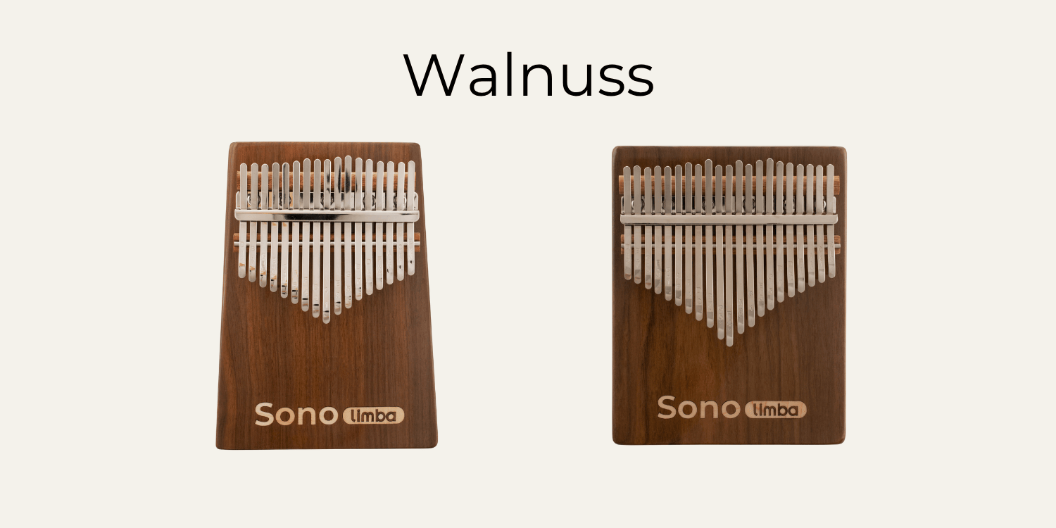Sonolimba Kalimba 17/21 Tasten Walnuss