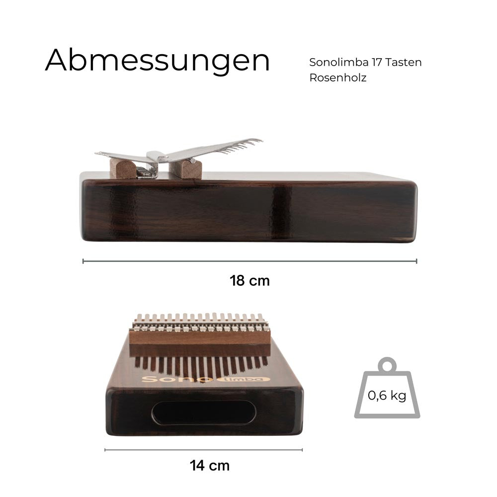 Sonolimba_Kalimba_17Tasten_Rosenholz_C-Dur_Abmessungen