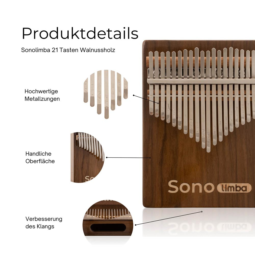 Sonolimba_Kalimba_21Tasten_Walnussholz_C-Dur_Details
