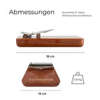 Sonolimba_Kalimba_21Tasten_afrikanisches_Korallenholz_C-Dur_Abmessungen