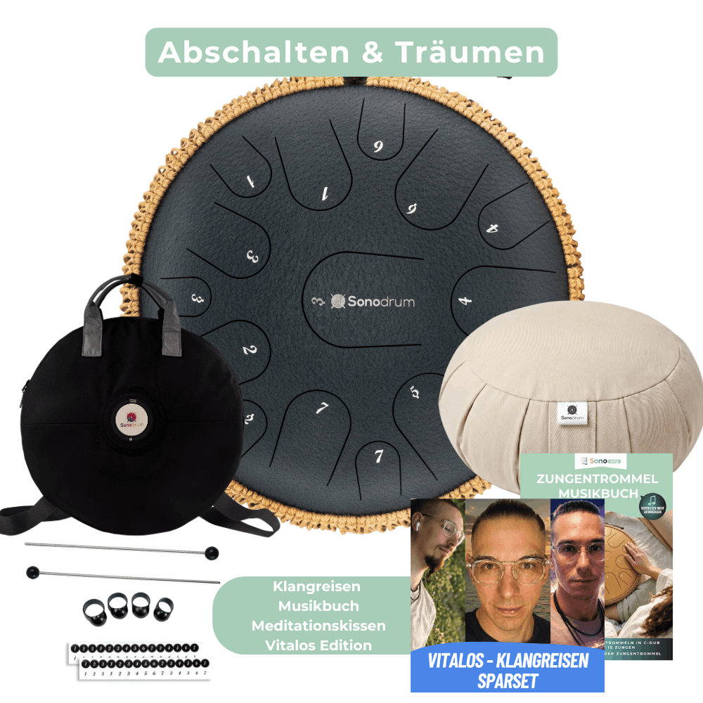 Sonodrum Zungentrommel – Das Set zum Abschalten & Träumen - Vitalos Edition
