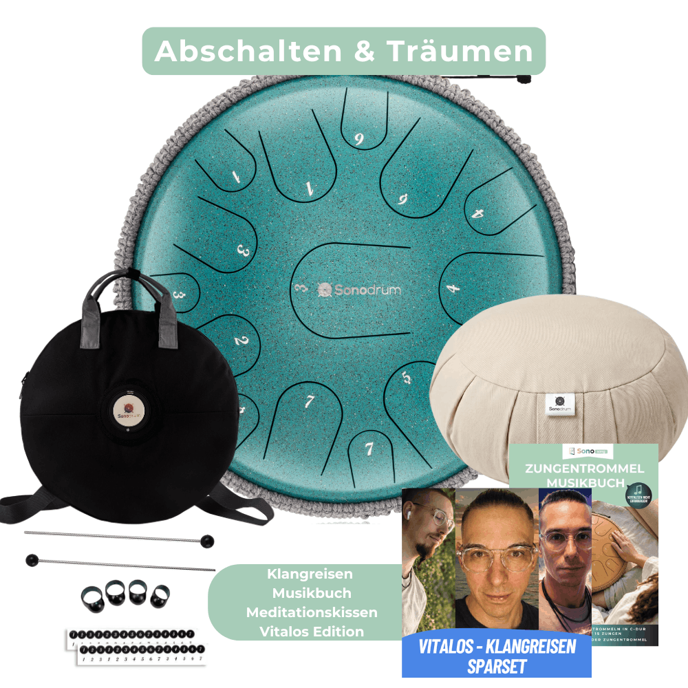Sonodrum Zungentrommel – Das Set zum Abschalten & Träumen - Vitalos Edition